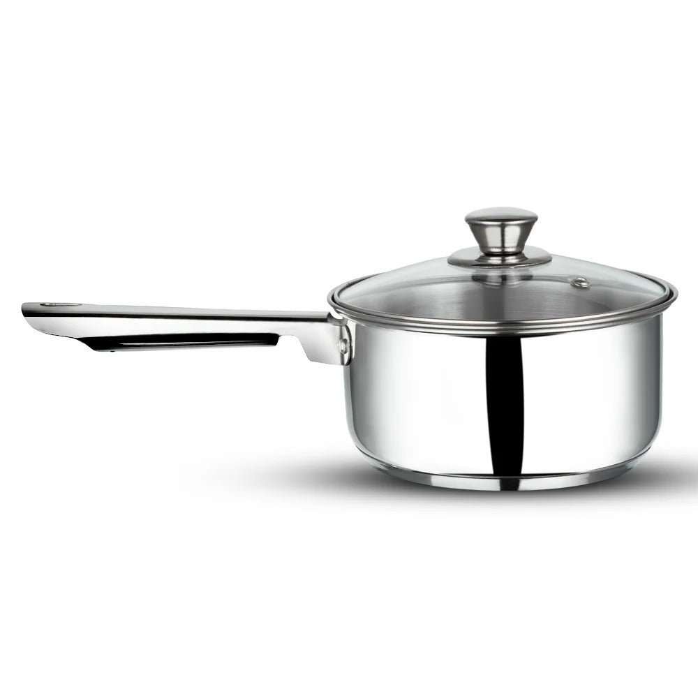 Vinod Stainless Steel Modena Cookware Set 3 Piece Induction Friendly