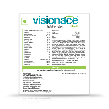Vitabiotics Visionace - 30 tabs
