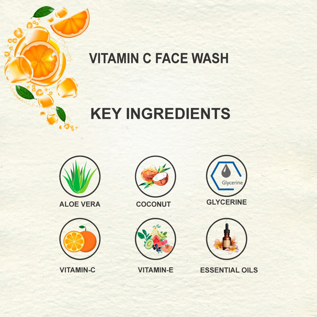 Love Earth Vitamin C Face Wash - 100ml