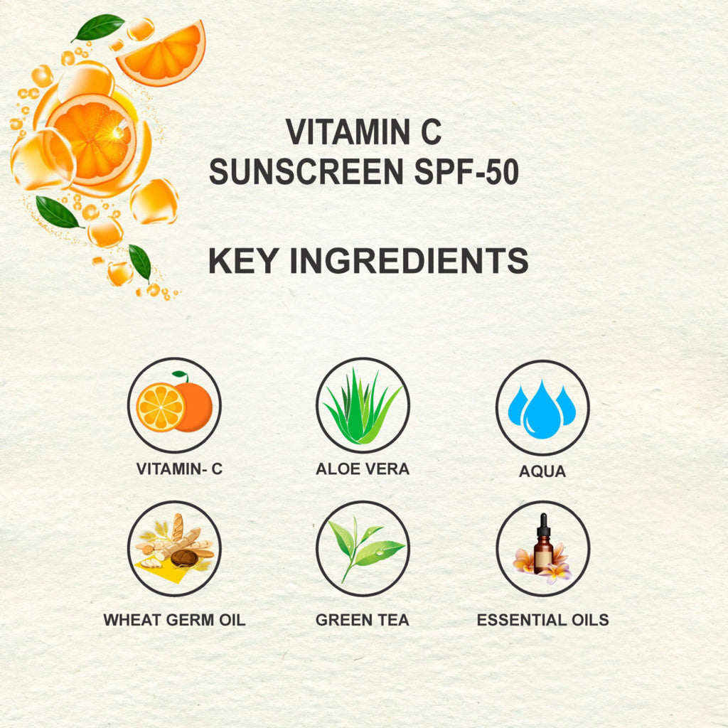Love Earth Vitamin C Sunscreen SPF 50 Matte - 100 ml