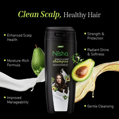 Nisha Avocado And Brahmi Oil Shampoo For Women & Men