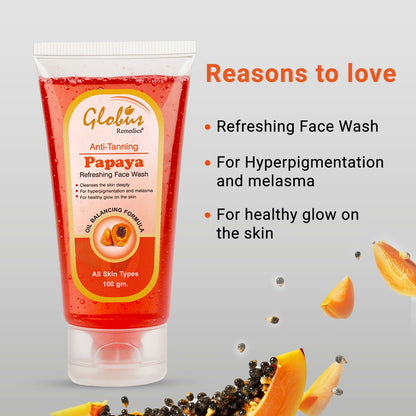 Globus Remedies Papaya Face Wash