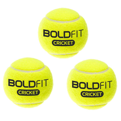 Boldfit Cricket Tennis Ball (Pack of 3)