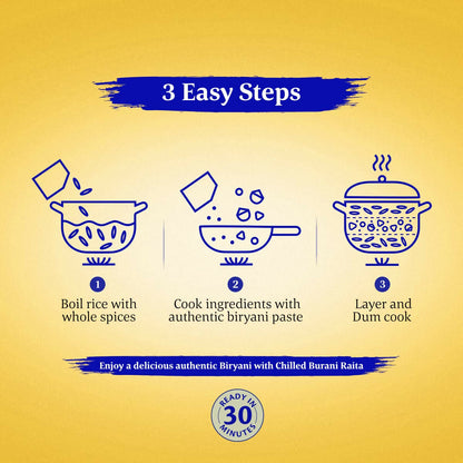 Daawat Biryani Kit Lucknowi - Authentic Recipe