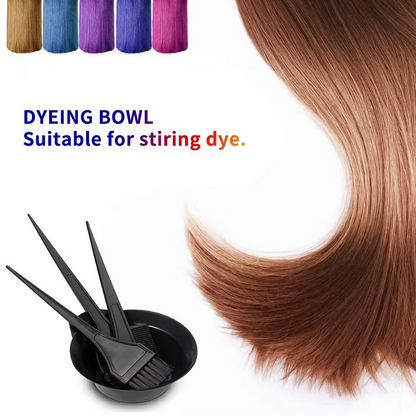Bronson Professional Hair Dye Colouring Kit Brush And Bowl