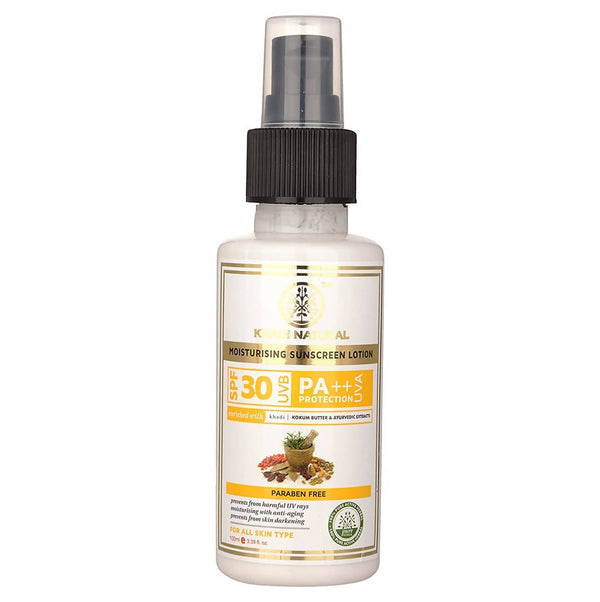 Khadi Natural Moisturising Sunscreen Lotion SPF 30 - 100 ml