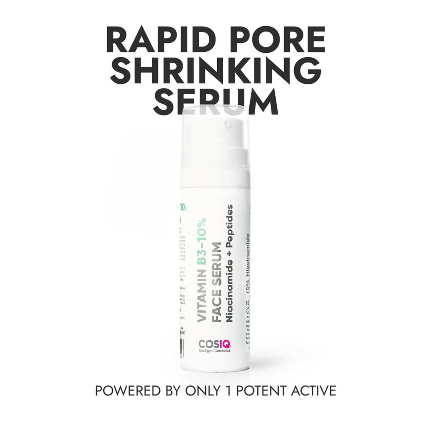 Cos-IQ Niacinamide Vitamin B3-10% Face Serum for Ultra Sensitive Skin