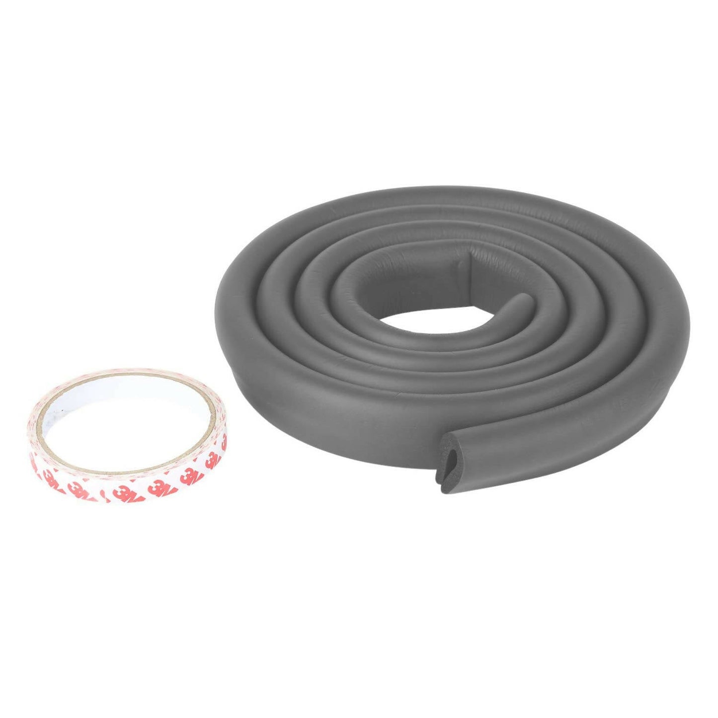 Safe-O-Kid Unique High Density 2 Mtr Long U Shaped Edge Guard Strips - Grey