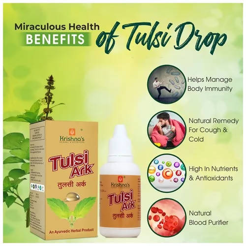 Krishna's Herbal & Ayurveda Tulsi Ark - 30 ml