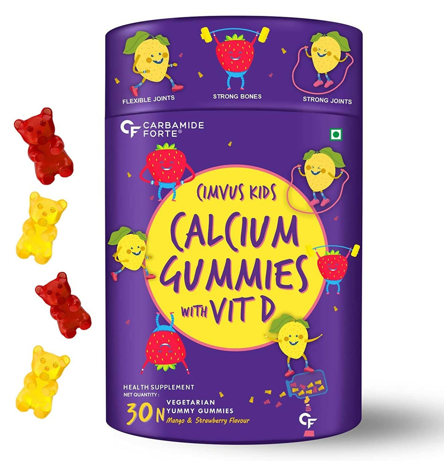 Carbamide Forte Calcium with Vitamin D Gummies for Kids