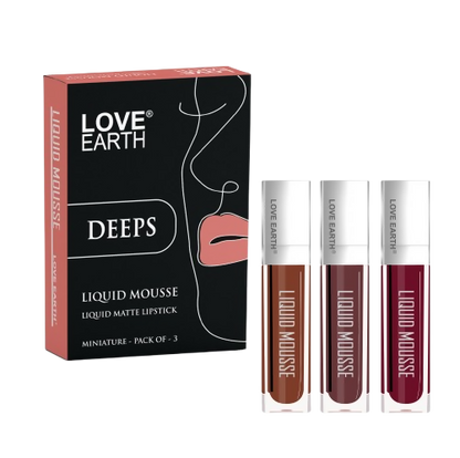 Love Earth Liquid Mousse Matte Lipstick - Deeps