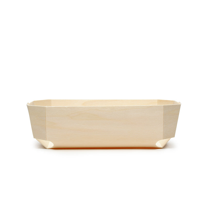Baron Esslly Bake Stable | Direct Bakeable Wooden Baking Tray |Pack of 5 Trays & 15 Paper Liners | Disposable