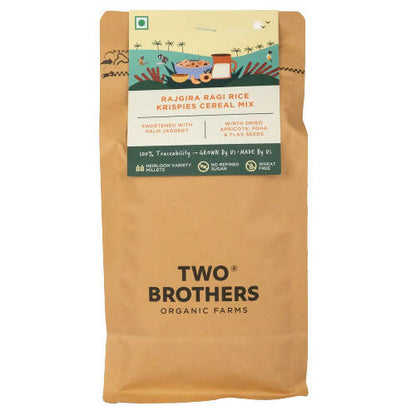 Two Brothers Organic Farms Rajgira Ragi & Rice Krispies Cereal Mix