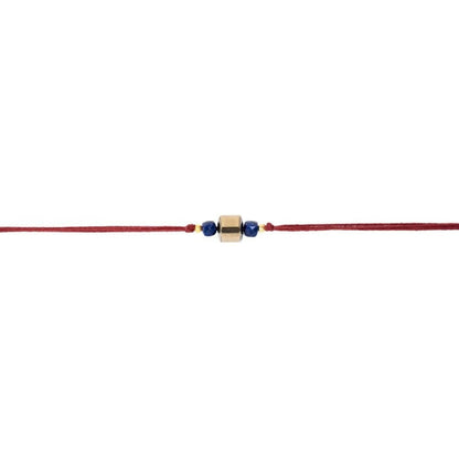 Indianvibez Bodh Wealth Magnet Real Crystal Stone Rakhi