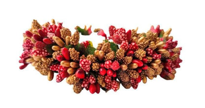 Red & Gold Pollens Hair Veni