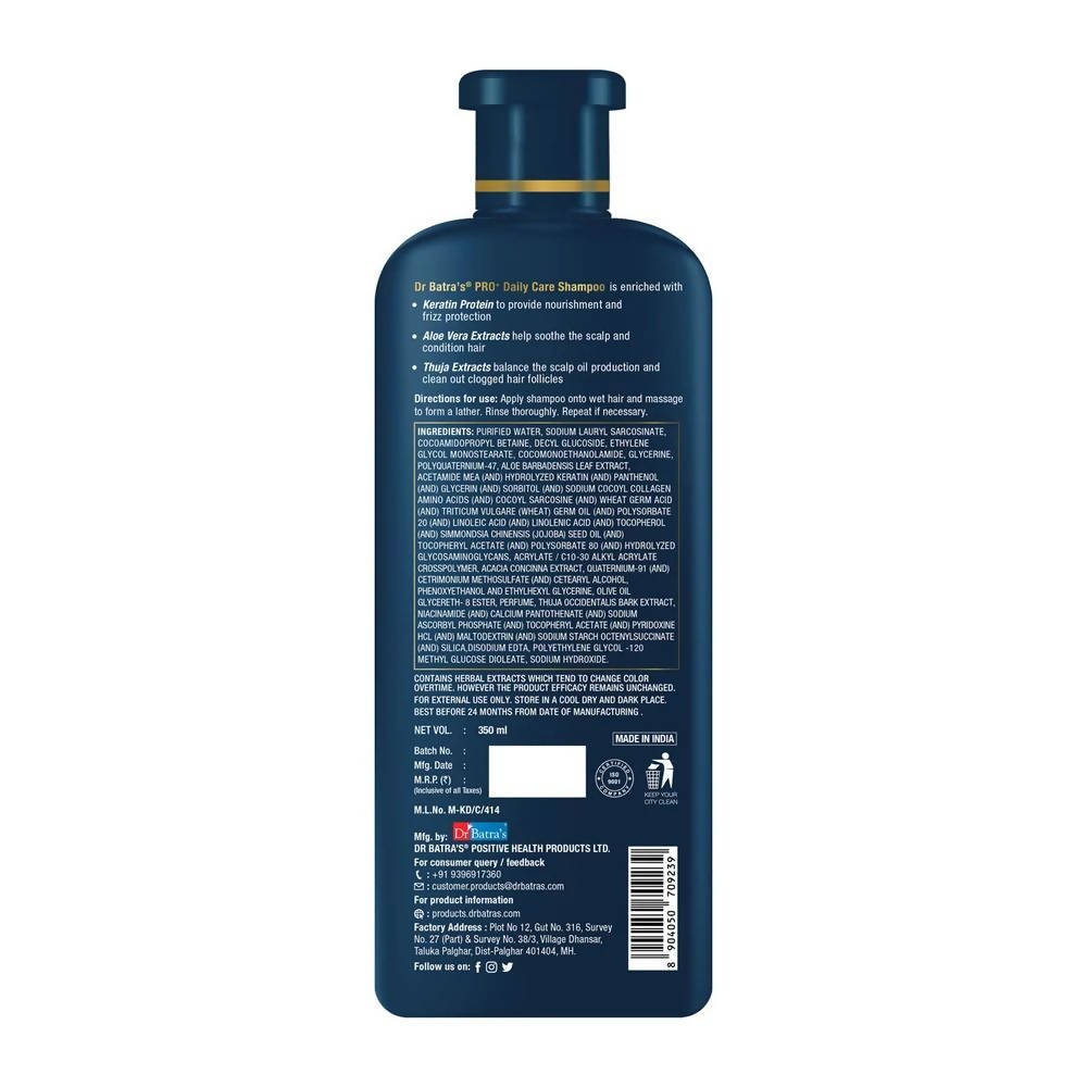 Dr. Batra's Pro+ Daily Care Shampoo - 350 ml