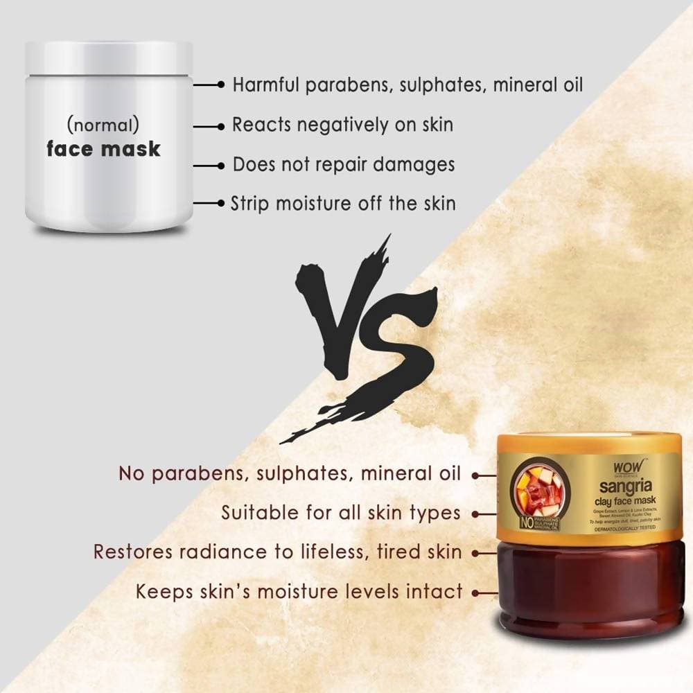 Wow Skin Science Sangria Face Mask - 200 ml