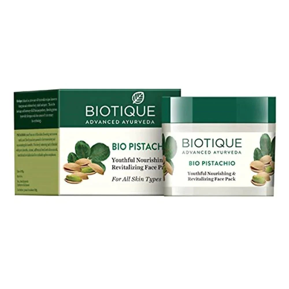 Biotique Bio Pistachio Youthful Nourishing & Revitalizing Face Pack - 50 gms