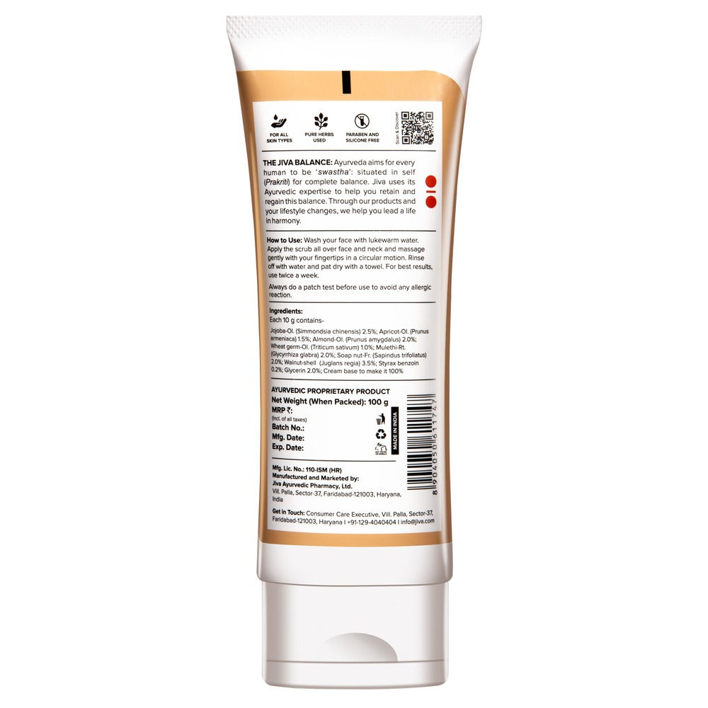 Jiva Ayurveda Walnut Scrub