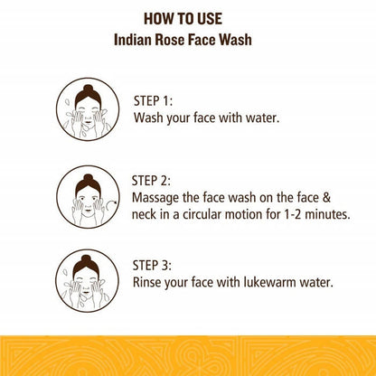 Soultree Indian Rose Face Wash With Turmeric & Honey