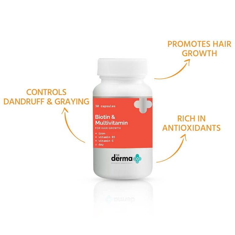 The Derma Co Biotin & Multivitamin - 30 tabs