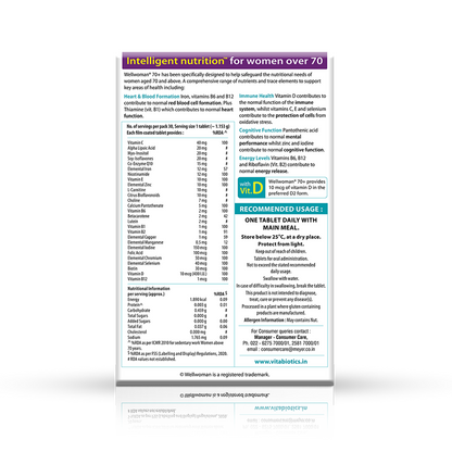 Vitabiotics Wellwoman 70+ - 30 tabs