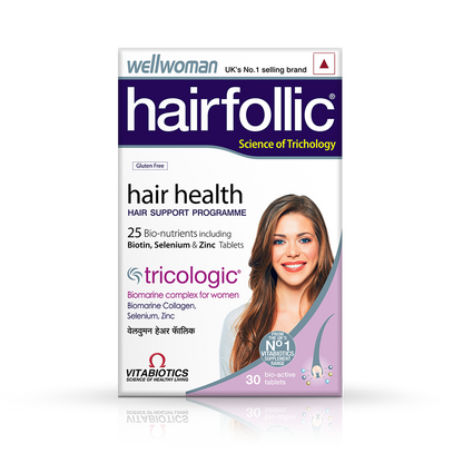 Vitabiotics Wellwoman Hairfollic - 30 tabs