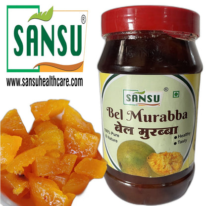 Sansu Homemade Organic Bel Murabba Bail Fruit Ka Murabba Sweet Belgiri Murabba -1 kg