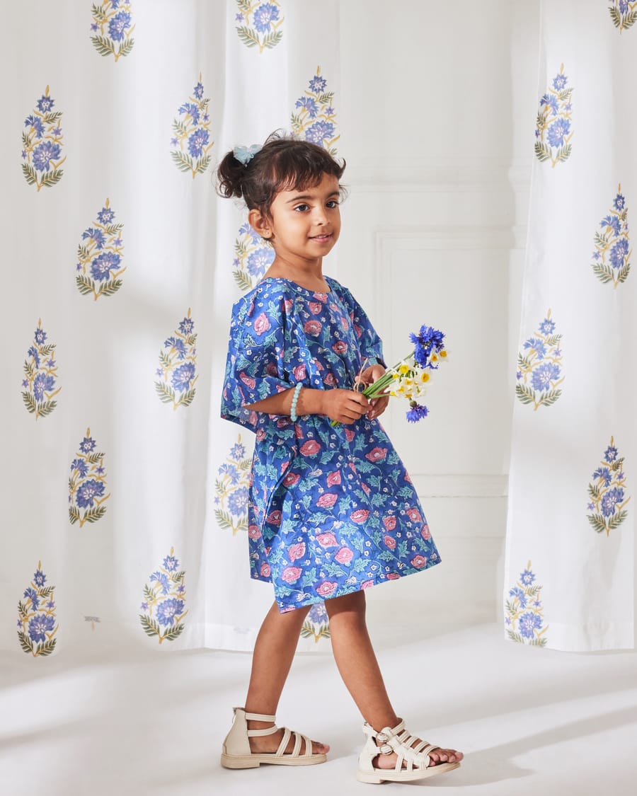 Cute Toddler Baby Girls Beachwear Cover Ups Balls Tassel Loose Swim Cover-ups Dress