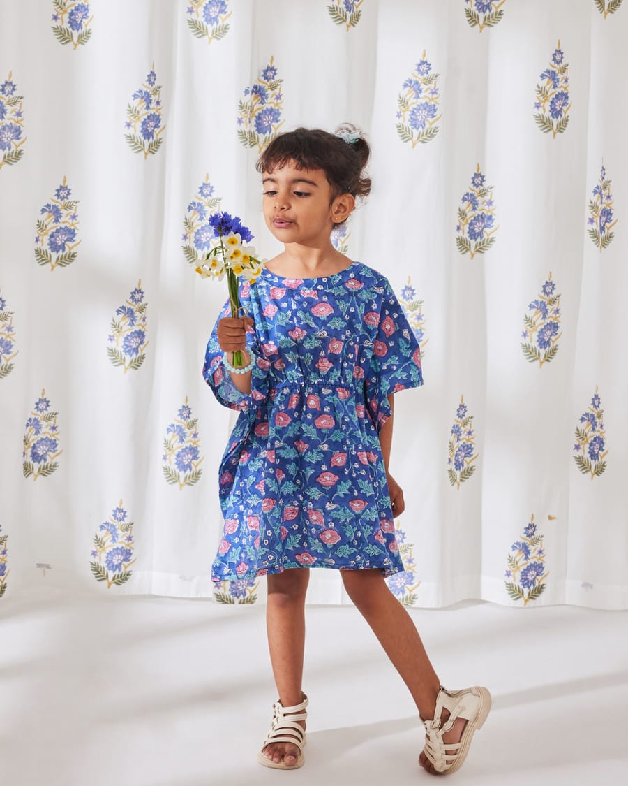 Cute Toddler Baby Girls Beachwear Cover Ups Balls Tassel Loose Swim Cover-ups Dress
