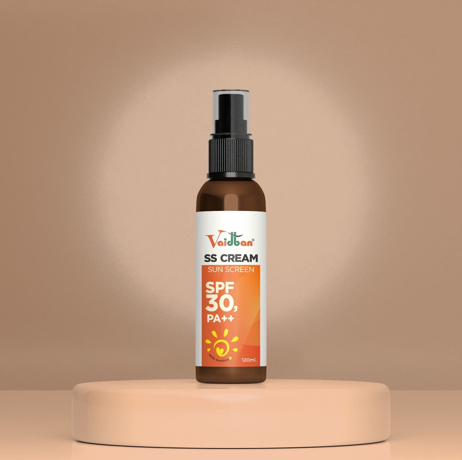 Vaidban SS Cream Sunscreen SPF 30 PA++ - 120 ml