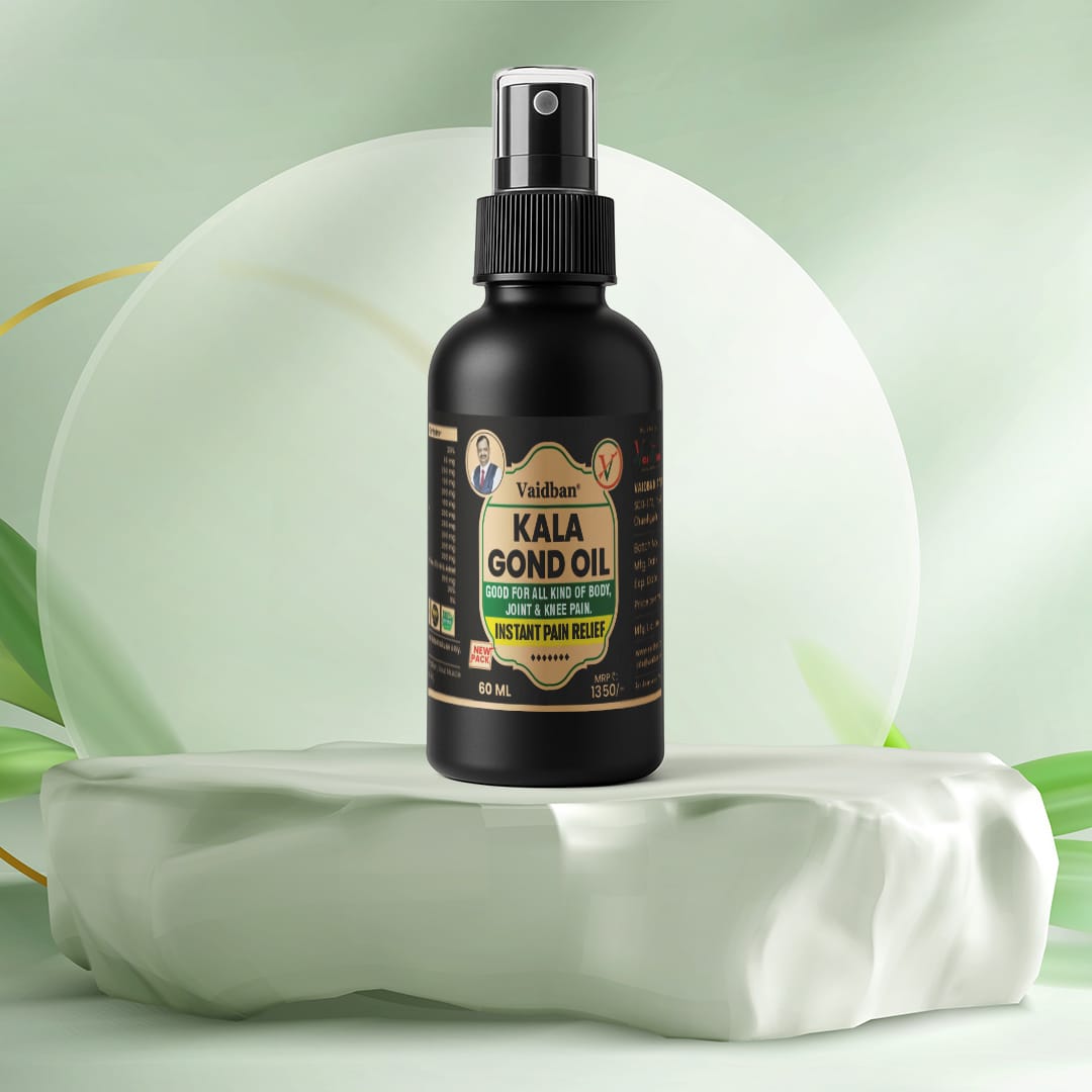 Vaidban Kala Gond Oil Joint Support - 60 ml
