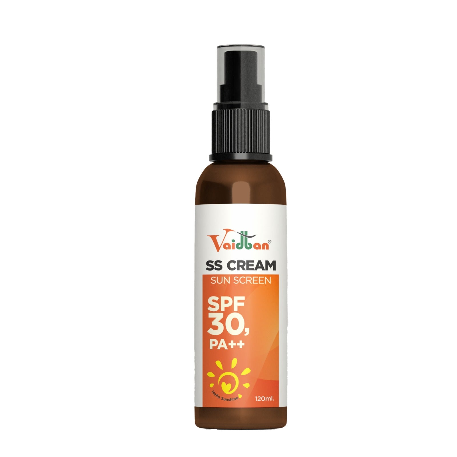 Vaidban SS Cream Sunscreen SPF 30 PA++ - 120 ml