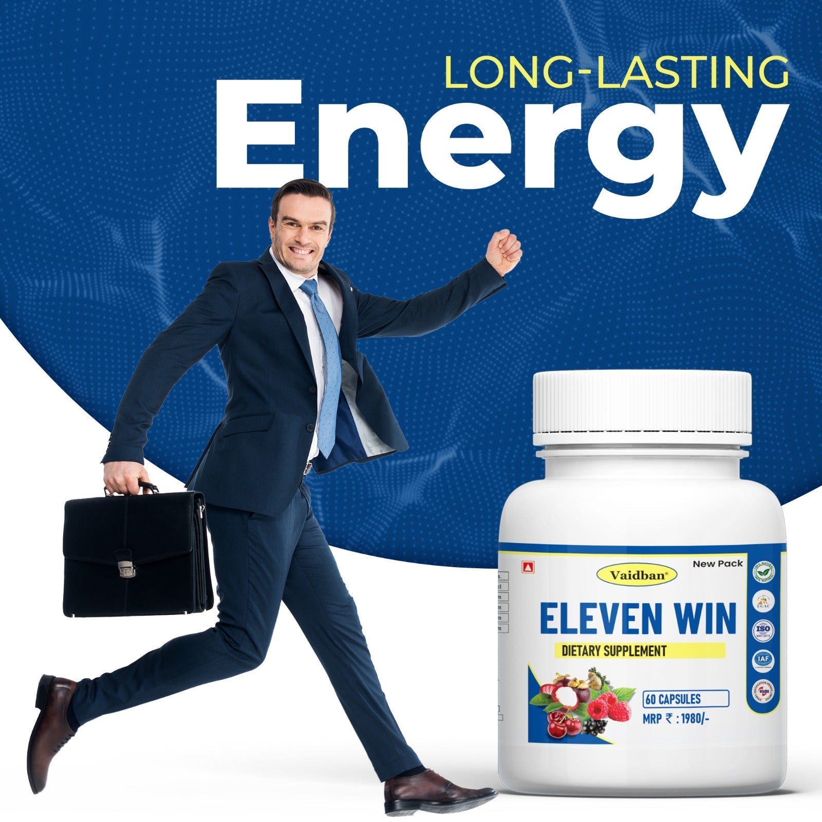 Vaidban Eleven Win Dietary Supplement - 60 Capsules