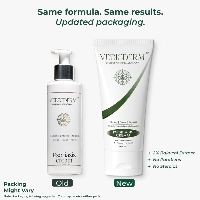 Vedicderm Psoriasis Cream with 2% Bakuchi Extract