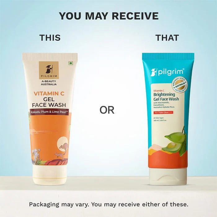 Pilgrim Australian Vitamin C Gel Face Wash with Kakadu Plum & Lime Pearl For Radiant & Glowing Skin