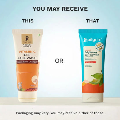 Pilgrim Australian Vitamin C Gel Face Wash with Kakadu Plum & Lime Pearl For Radiant & Glowing Skin