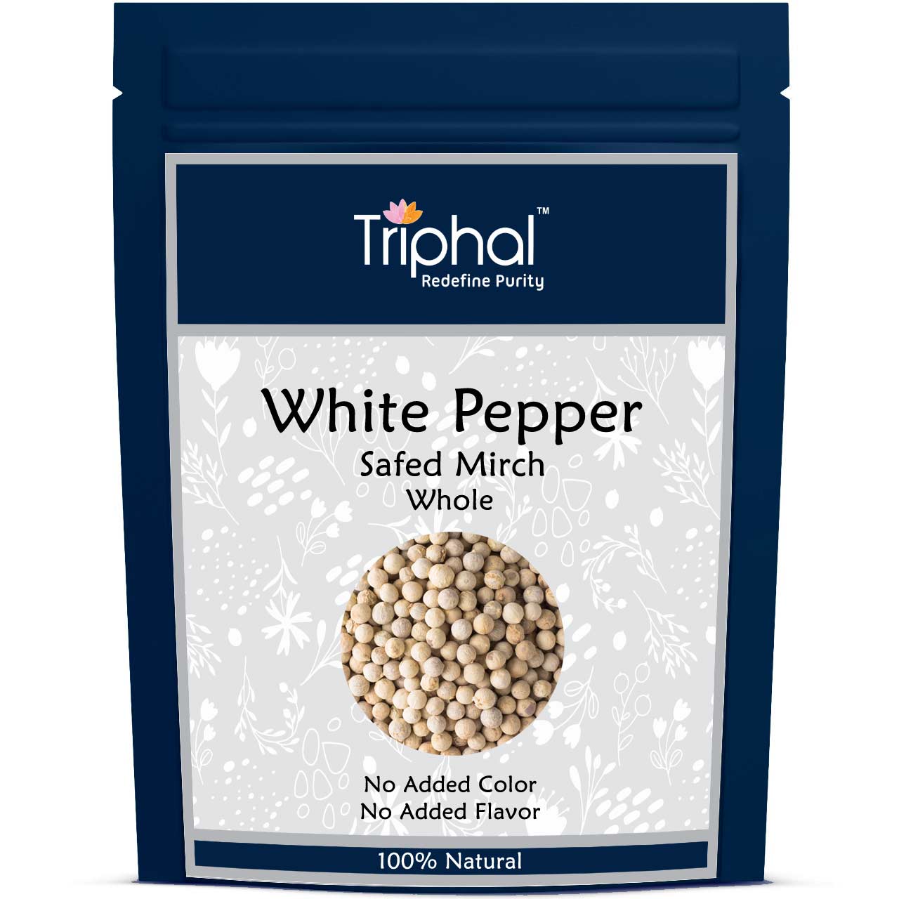 Triphal White Pepper – Safed Mirch – Dakhani Mirch