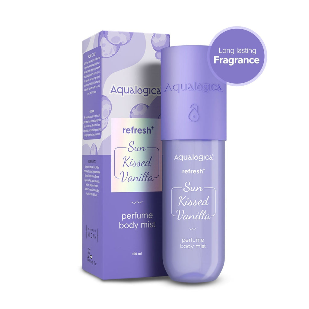 Aqualogica Refresh+ Sun Kissed Vanilla Perfume Body Mist - 150 ml