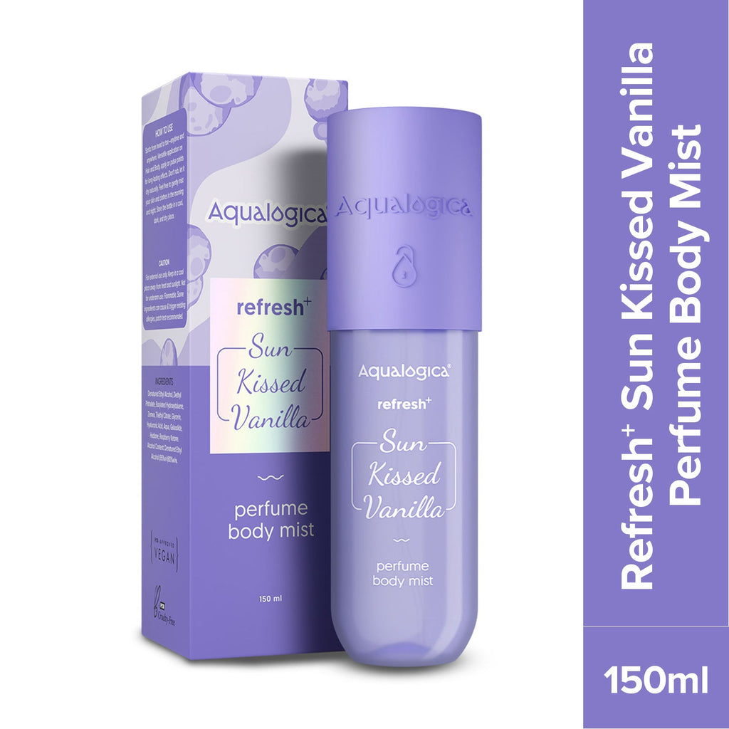 Aqualogica Refresh+ Sun Kissed Vanilla Perfume Body Mist - 150 ml