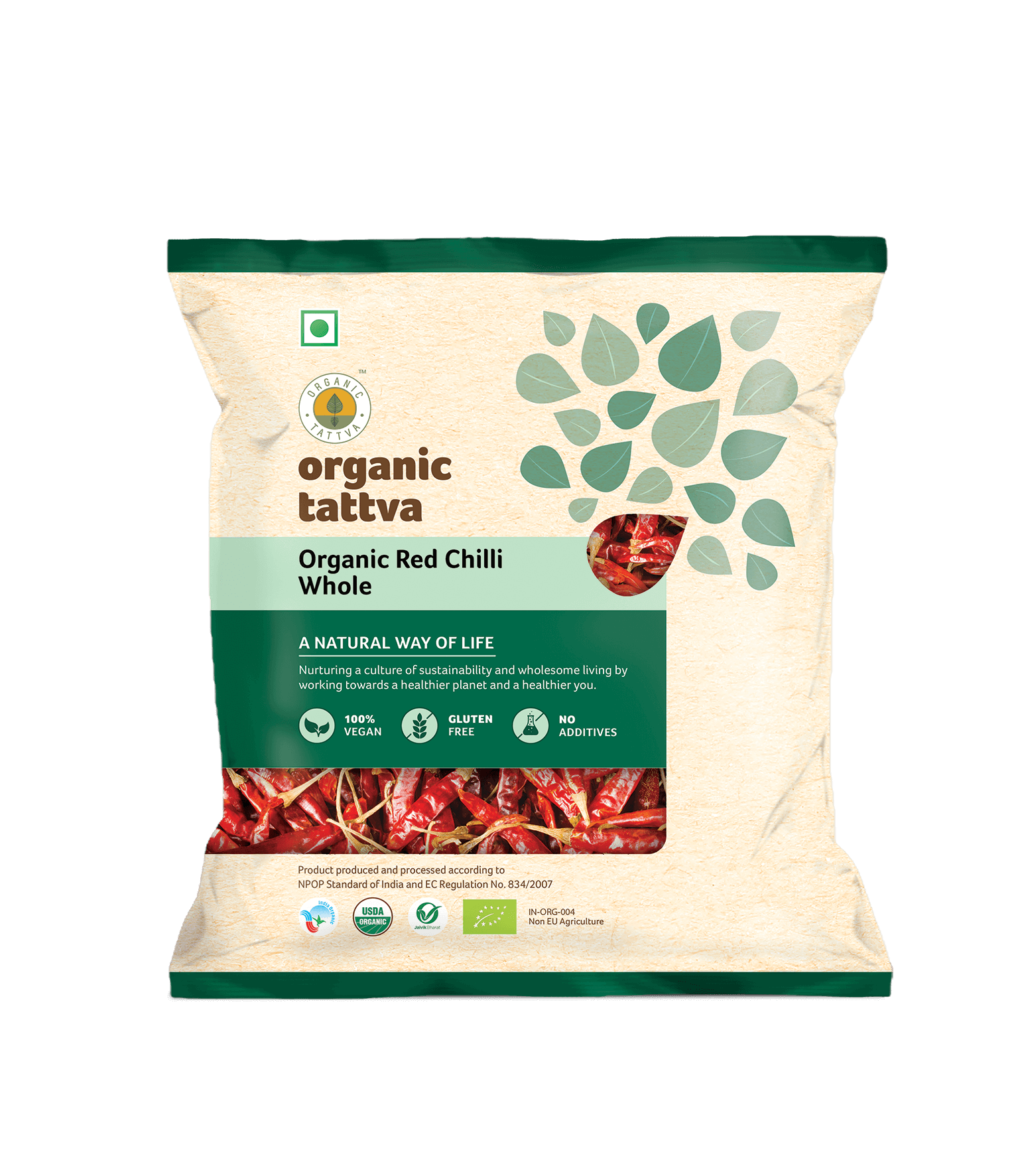 Organic Tattva Red Chilli Whole
