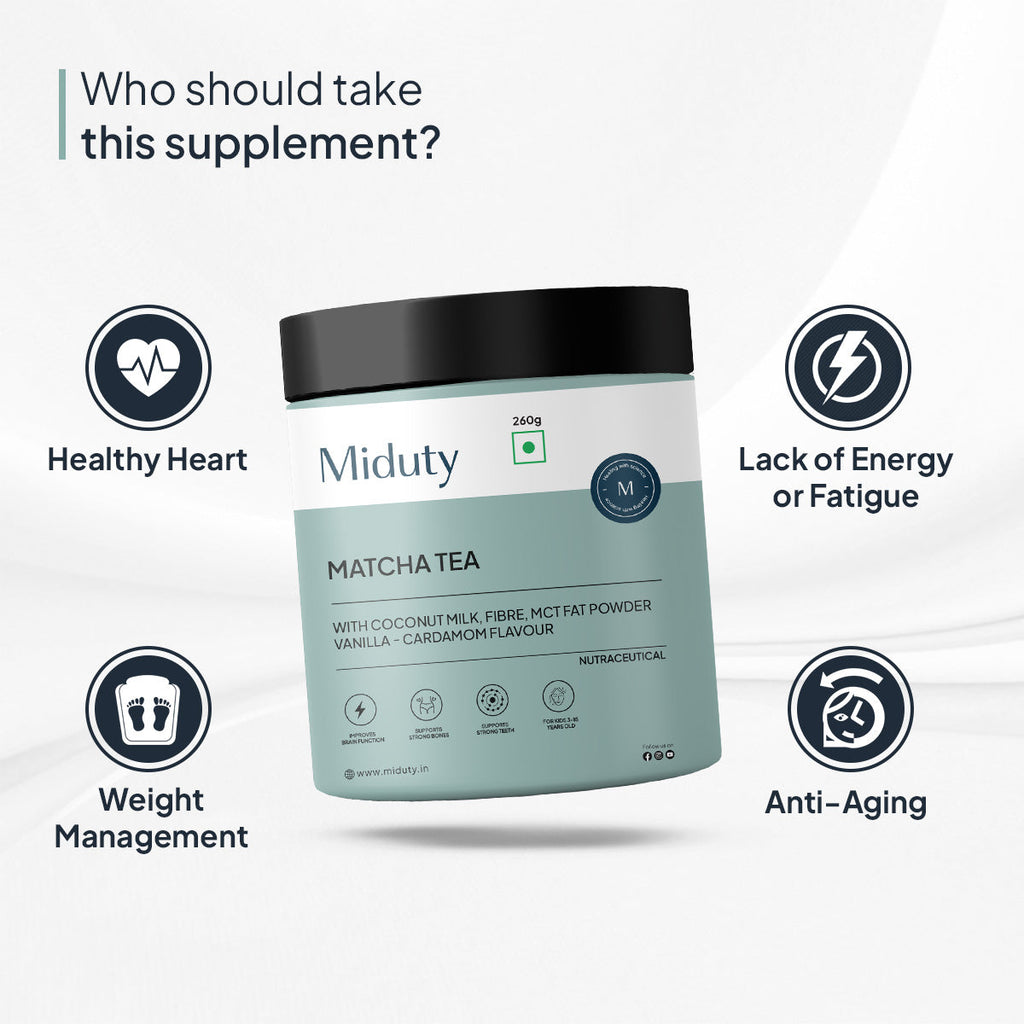 Miduty By Palak Notes Matcha Tea - 260 gms