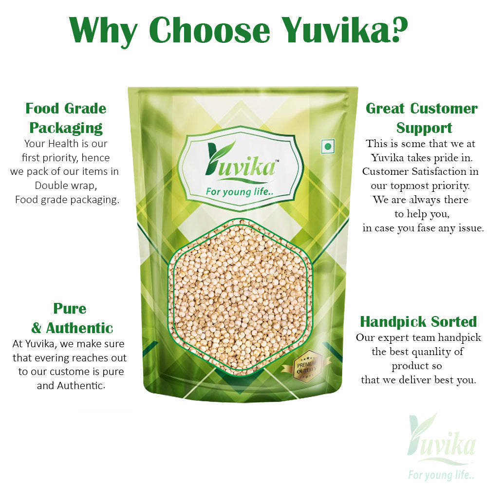 Yuvika Herbs White Quinoa Seeds