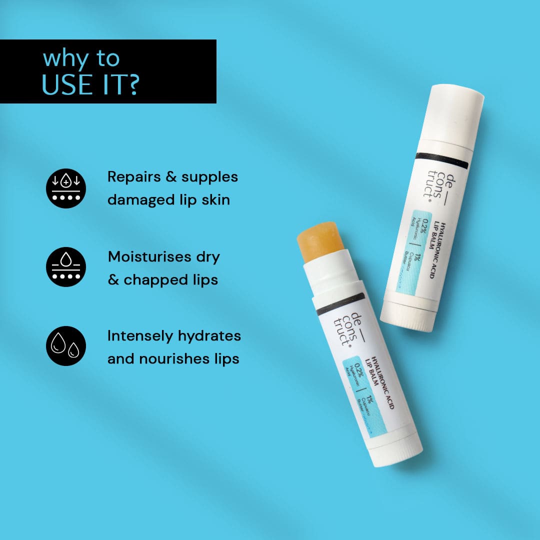Deconstruct Hyaluronic Acid Lip Balm - 4 gms