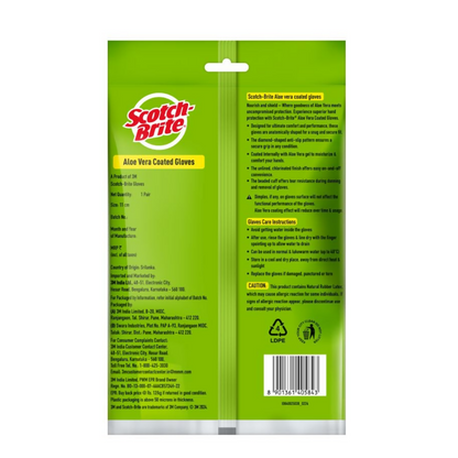 Scotch-Brite Aloe Vera coated Gloves - L