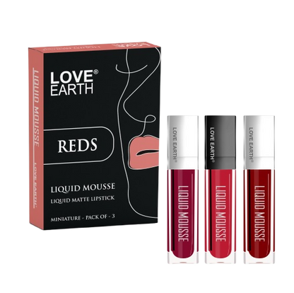 Love Earth Liquid Mousse Matte Lipstick - Reds