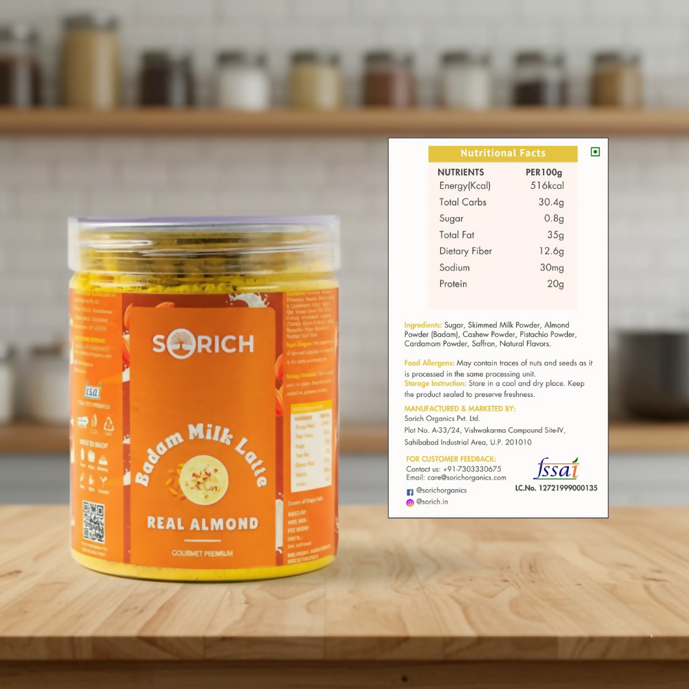Sorich Organics Badam Milk Latte