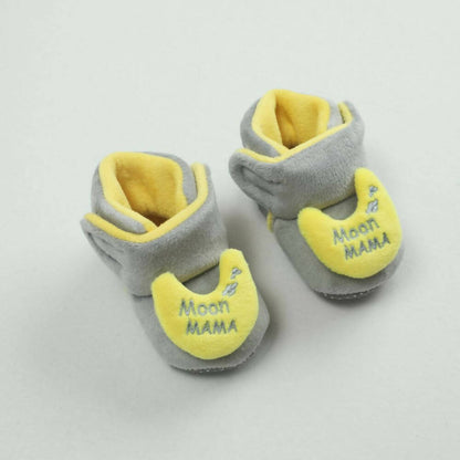 Tiny Bugs For Boys & Girls Baby Winter Booties - Grey