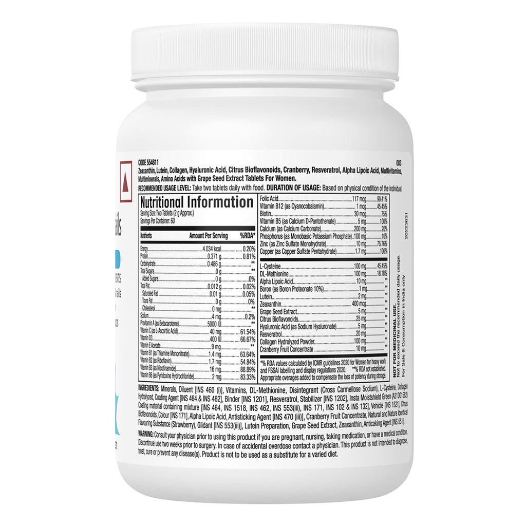 GNC Women's Hair Skin & Nails - 120 tabs