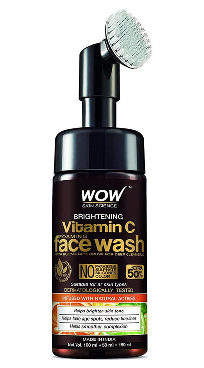 Wow Skin Science Vitamin C & Niacinamide Brightening Foaming Face Wash